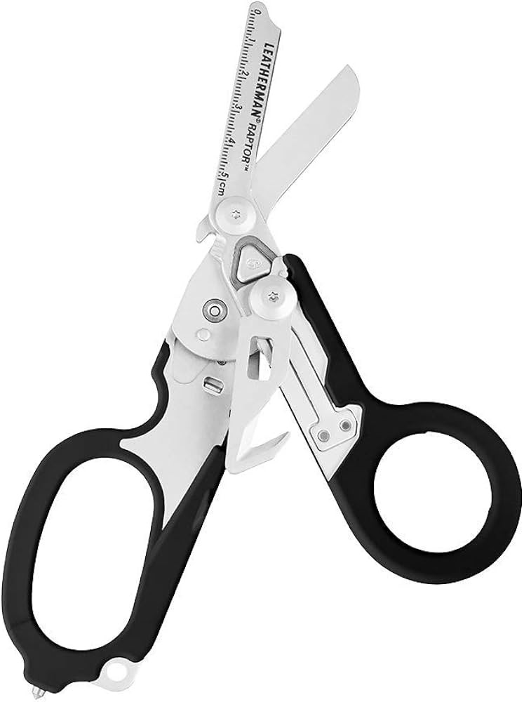 LEATHERMAN, Raptor Emergency Response Shears with Strap Cutter and Glass Breaker, Black with MOLL... | Amazon (US)