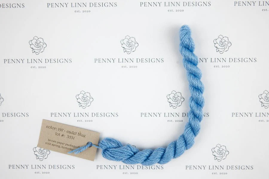 Silk & Ivory 197 Cadet Blue | Penny Linn Designs