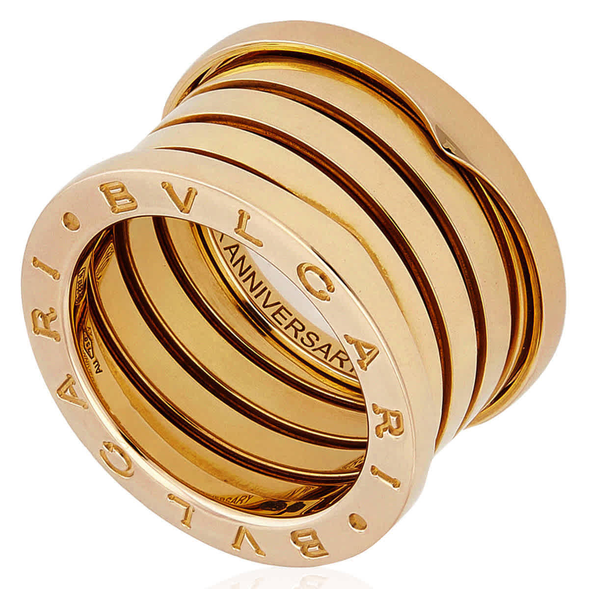Bvlgari B.Zero1 XXth Anniversary Five-Band Ring In 18 Kt Yellow Gold, Size 51 | Jomashop.com & JomaDeals.com