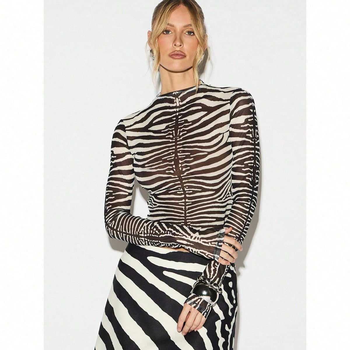 Zebra Mesh  | SHEIN