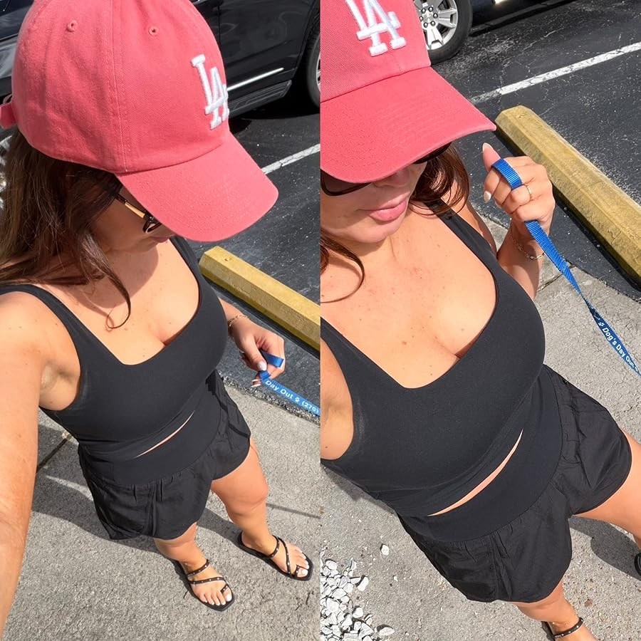 Running errands but make it cute 🖤✨ This comfy set has been on repeat lately — easy to throw on, flattering, and perfect for busy days when you still want to feel put together. Linked everything for y’all, including the hat + sandals 👏

#LTKStyle #AthleisureStyle #ErrandOutfit #ComfyChic #CasualStyle #EverydayOutfit #MomStyle #SummerOutfit #AmazonFashion

#LTKmomlife #LTKootd #LTKdayinmylife