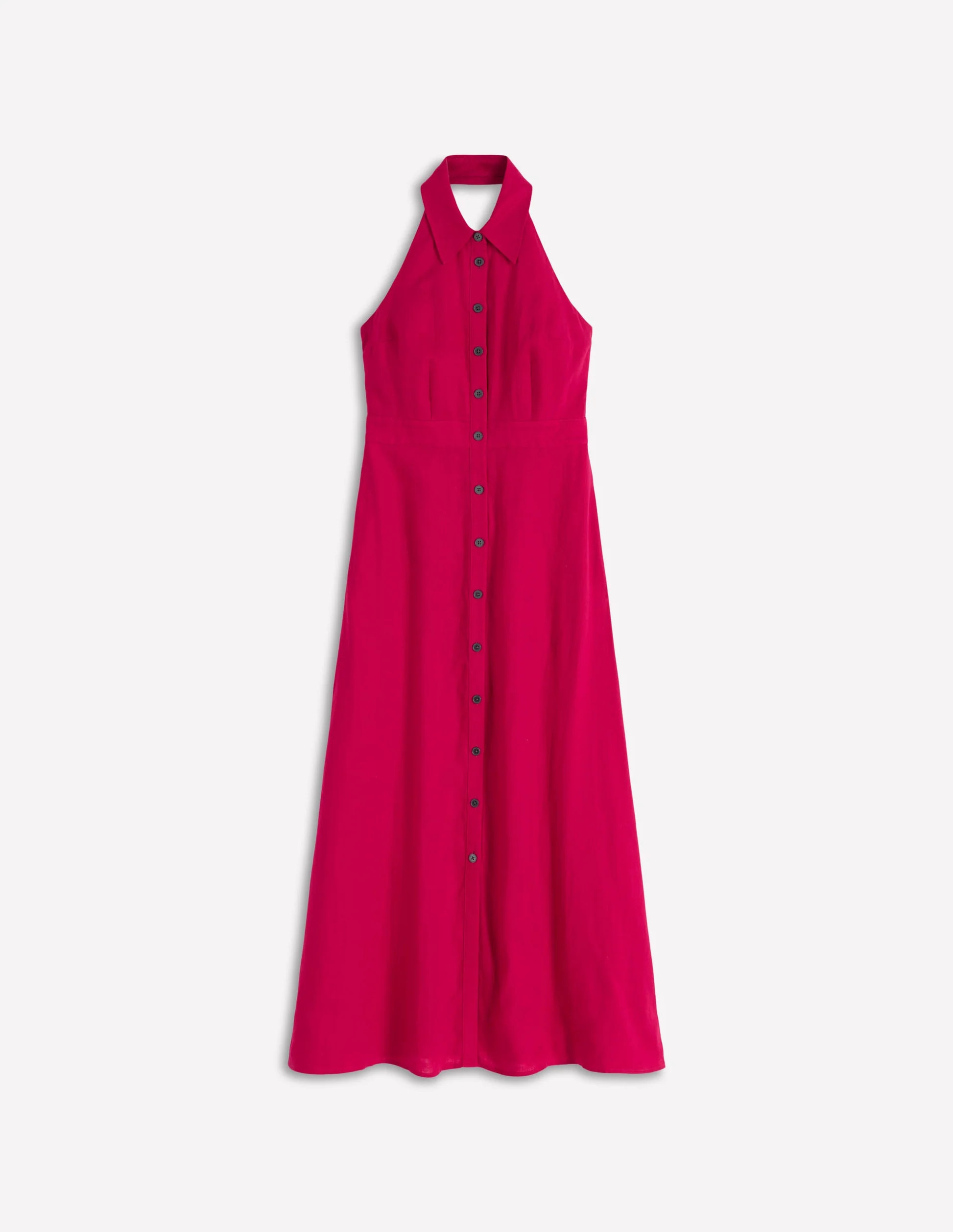 Eva Halter Linen Maxi Dress-Pomegranate | Boden (US)