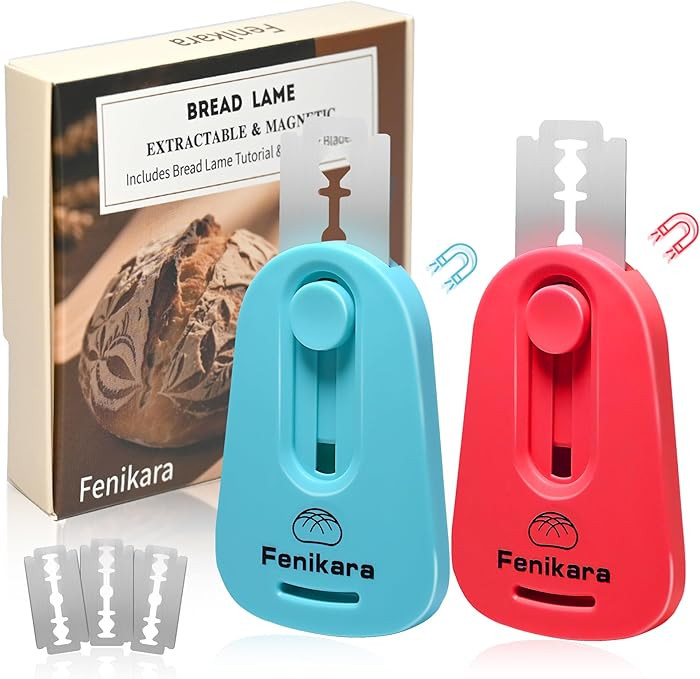 2PCS Upgraded Magnetic Sourdough Scoring Tool & Versatile Bread Scoring Tool- Professional Bread ... | Amazon (US)