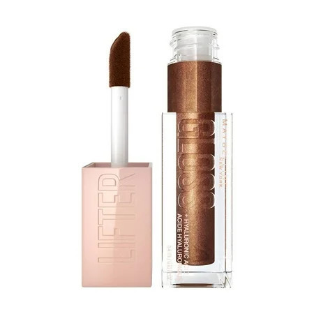 Maybelline Lifter Gloss Plumping Lip Gloss with Hyaluronic Acid - 10 Crystal - 0.18 fl oz | Walmart (US)