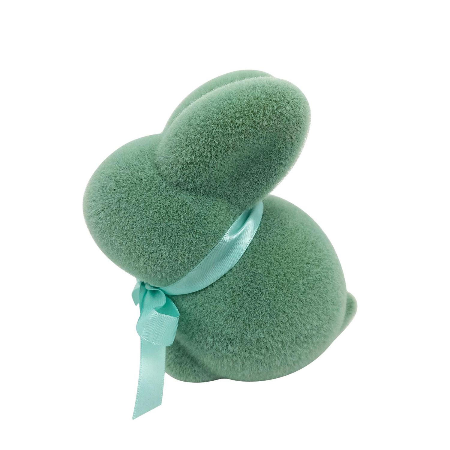 MINT FLOCKED BUNNY, 3.875in x 3.5in x 5.125in | Walmart (CA)