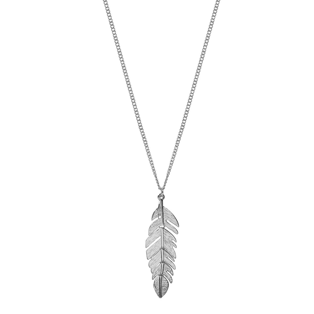 LC Lauren Conrad Long Feather Pendant Necklace | Kohl's
