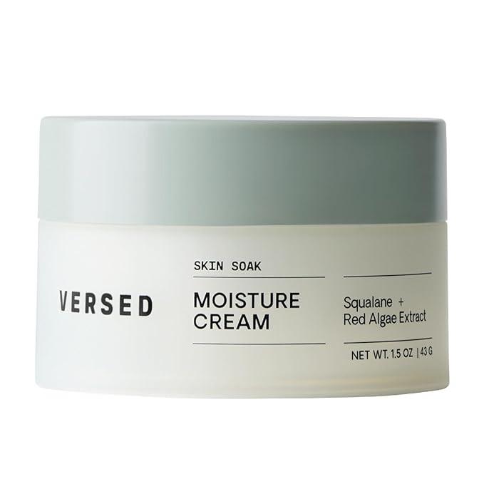 Versed Skin Soak Rich Moisture Face Cream - Daily Facial Moisturizer with Squalane Oil, Hyaluroni... | Amazon (US)