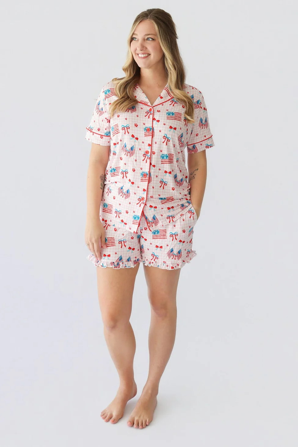 STAR-SPANGLED SWEETHEART WOMEN\u2019S DREAM SHORT SET | Dream Big Little