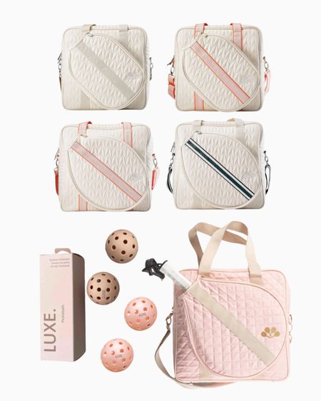 Classic neutral and pastel colored pickleball + tennis bags. Mother’s and Father’s Day gift ideas.

#LTKfitness #LTKActive #LTKGiftGuide