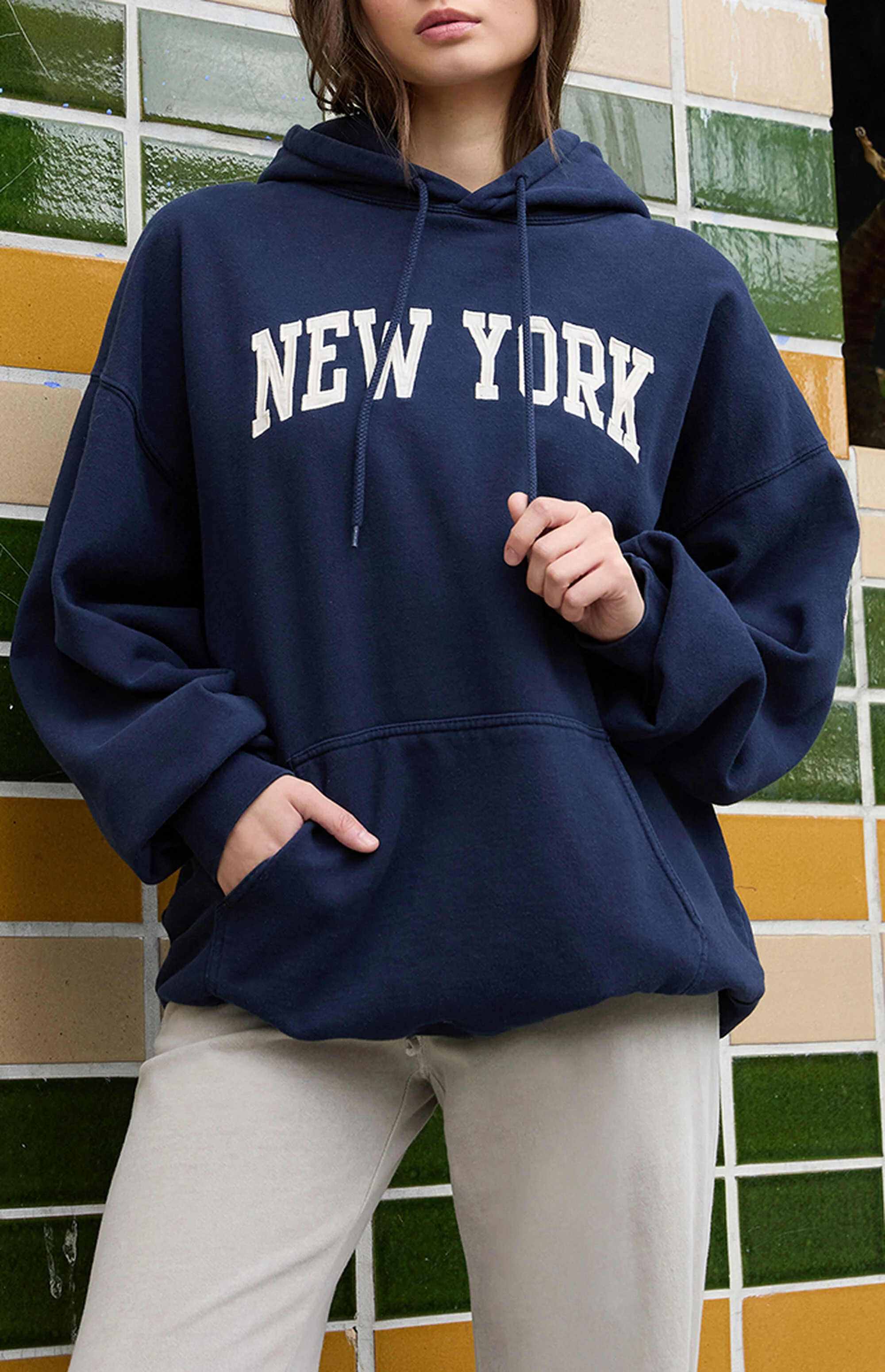 John Galt Christie New York Oversized Hoodie | PacSun
