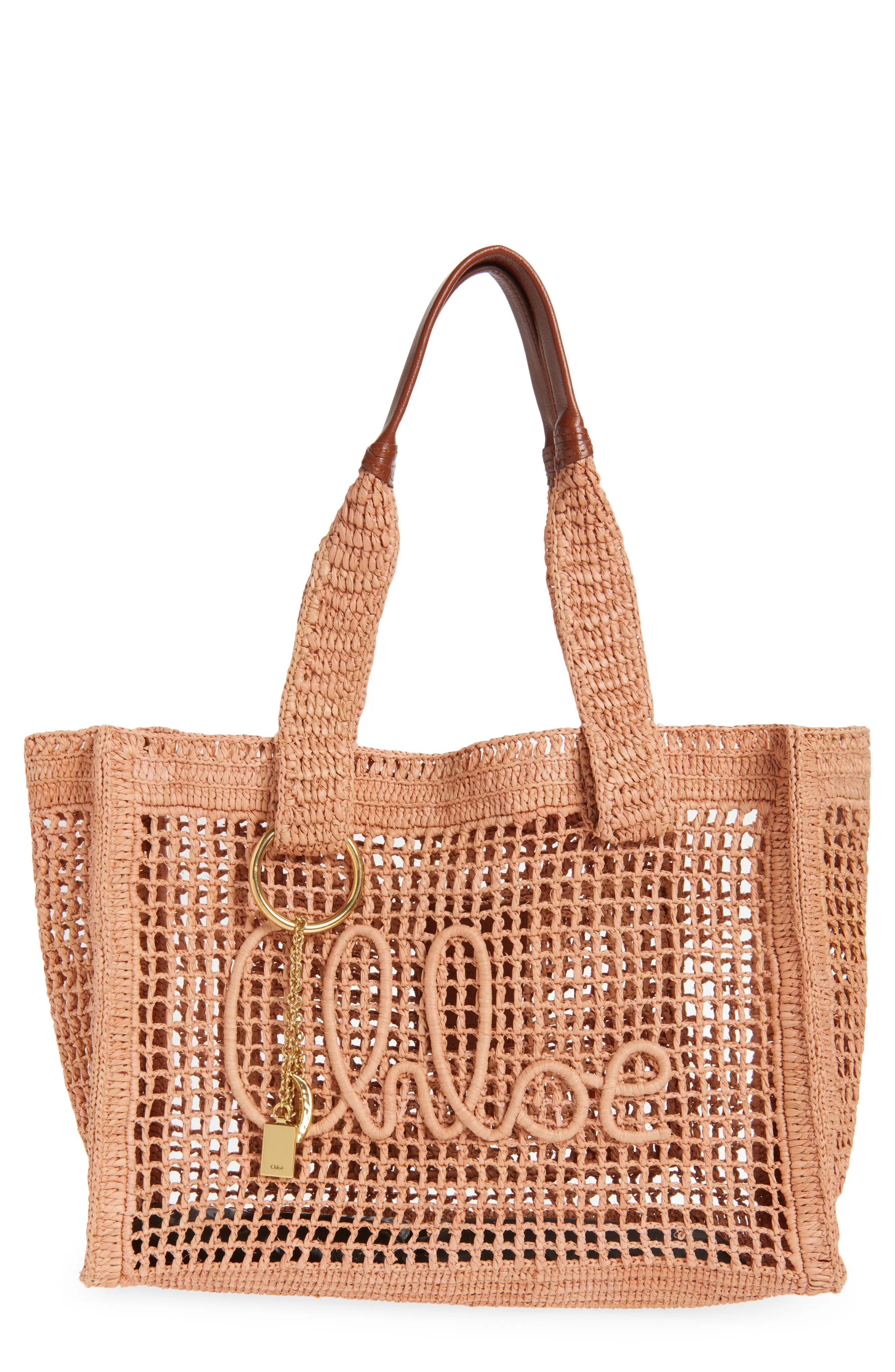 Summer Banana Crochet Raffia Tote Bag (Women) | Nordstrom | Nordstrom