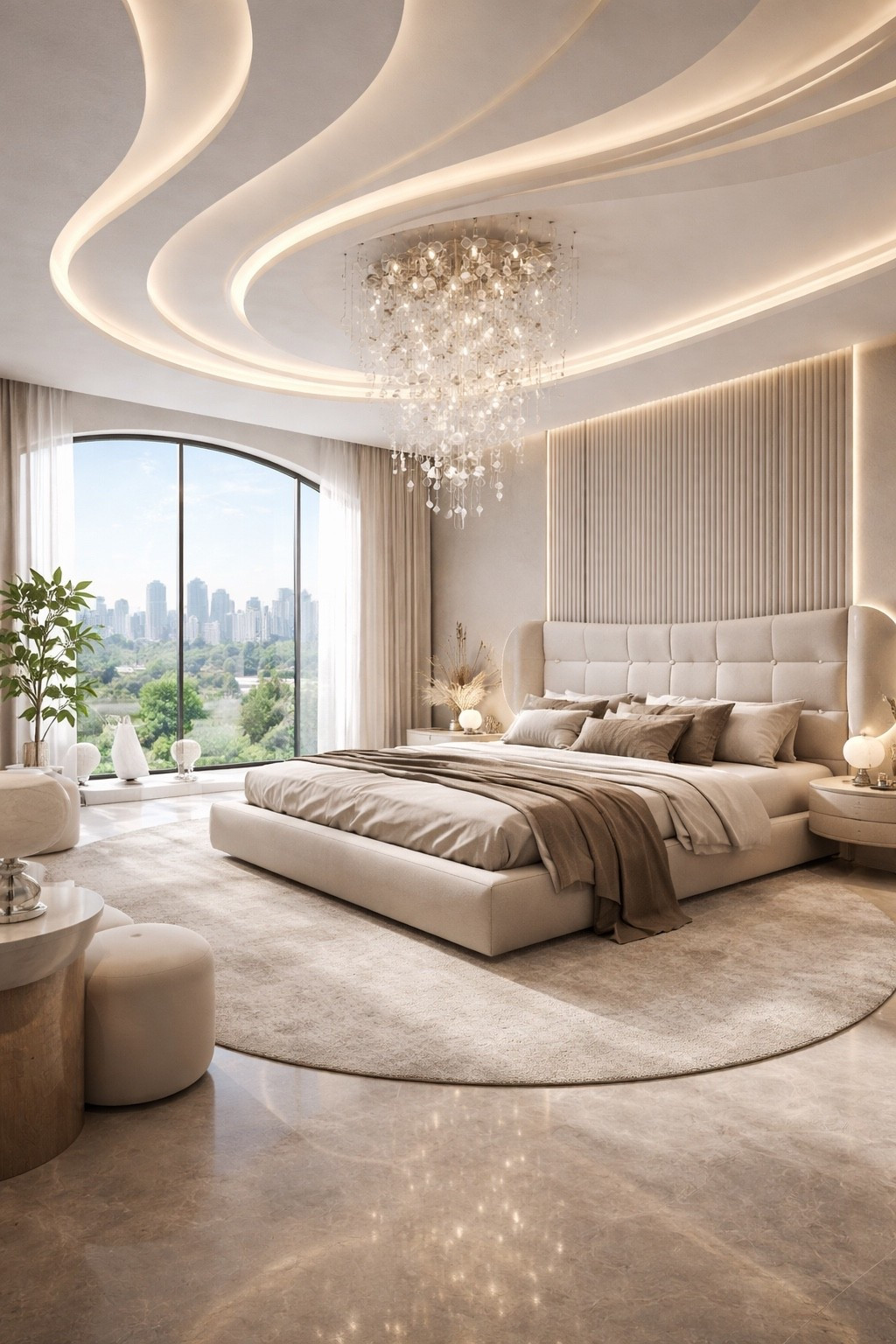 A dreamy bedroom with warm neutrals, sculptural lighting, and an elegant high-end feel.

#bedroomideas #luxurybedroom #modernbedroom #glambedroom #bedroomdecor #softminimalism #warmminimalism #neutralhome #beigehome #homedecor #interiordesign #elegantinteriors #modernluxury #dreambedroom #designerbedroom #statementlighting #homeinspo #designinspo #wayfairhome #ltkhome #ltkdecor #ltkdesign #ltkfinds #ltkit #shopthelook #pinteresthome #serenehome #luxuryinteriors #cozyhome #highendinteriors