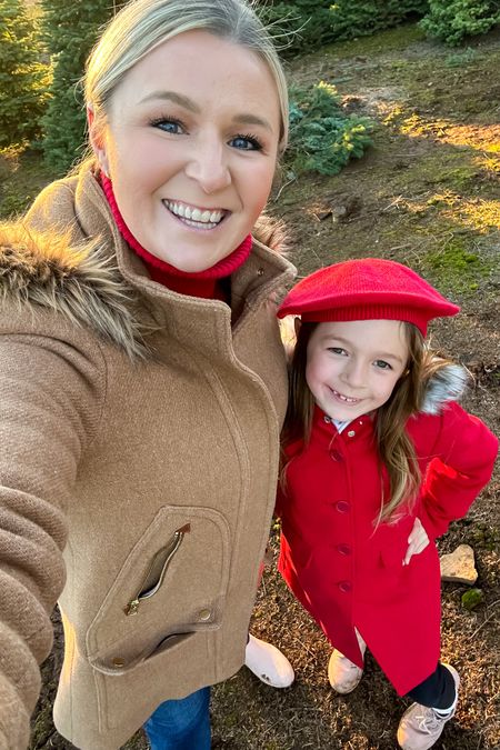 On the hunt for the perfect Christmas tree with my favorite mini. The wool
Coats were perfect. Kinsley’s beret is so adorable! A must try for your little one. 

#LTKCyberWeek #LTKHoliday #LTKfamily