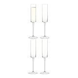 LSA International Otis Champagne Flute 5.1 fl oz Clear x 4 | Amazon (US)