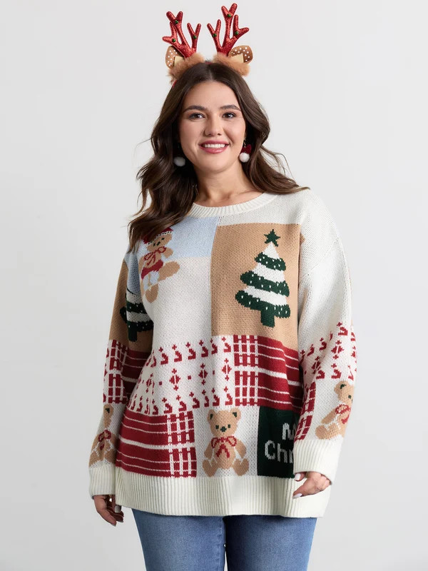 Fabulous Holiday Jacquard Pullover | Bloomchic