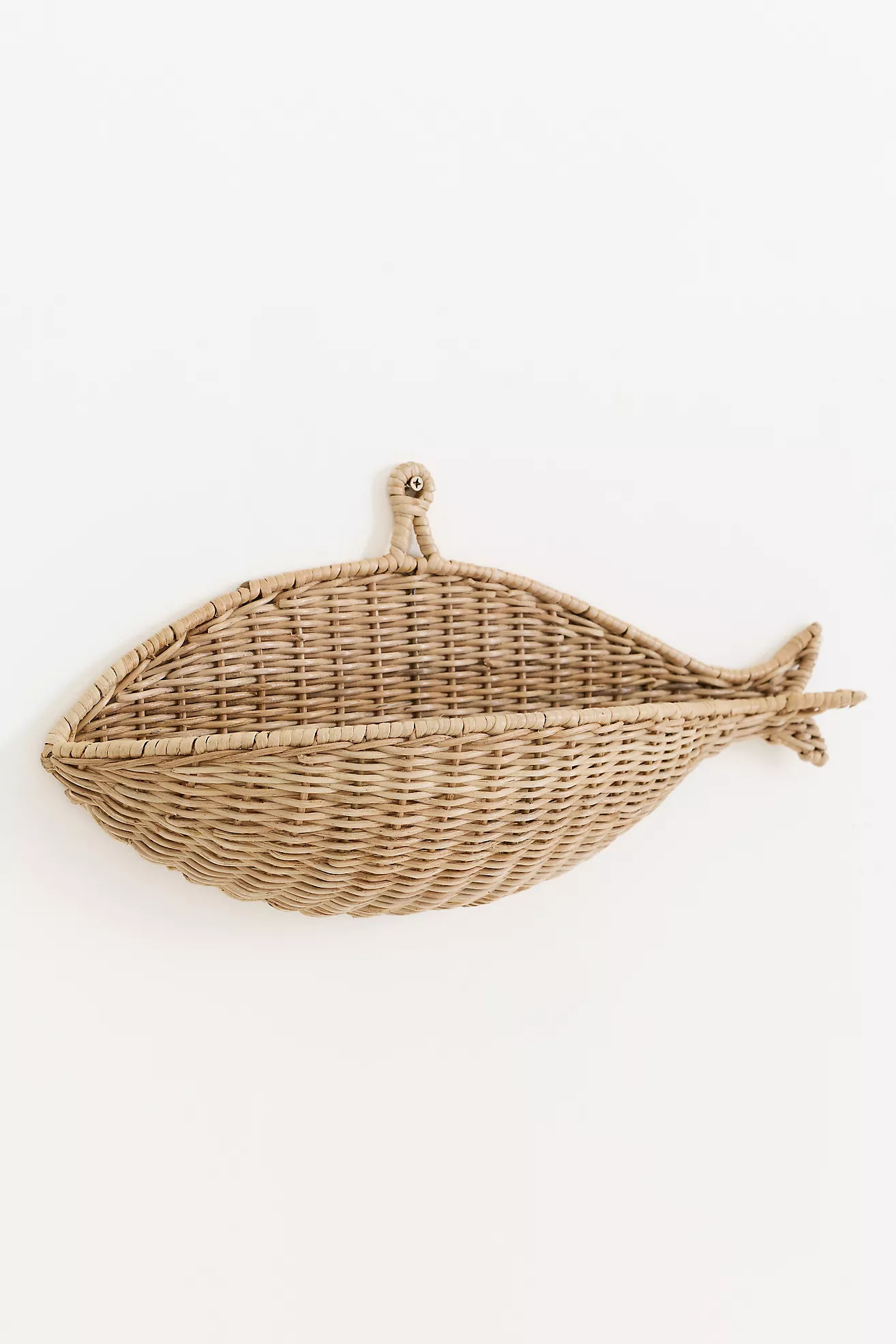 Fish Wicker Wall Basket | Anthropologie (US)