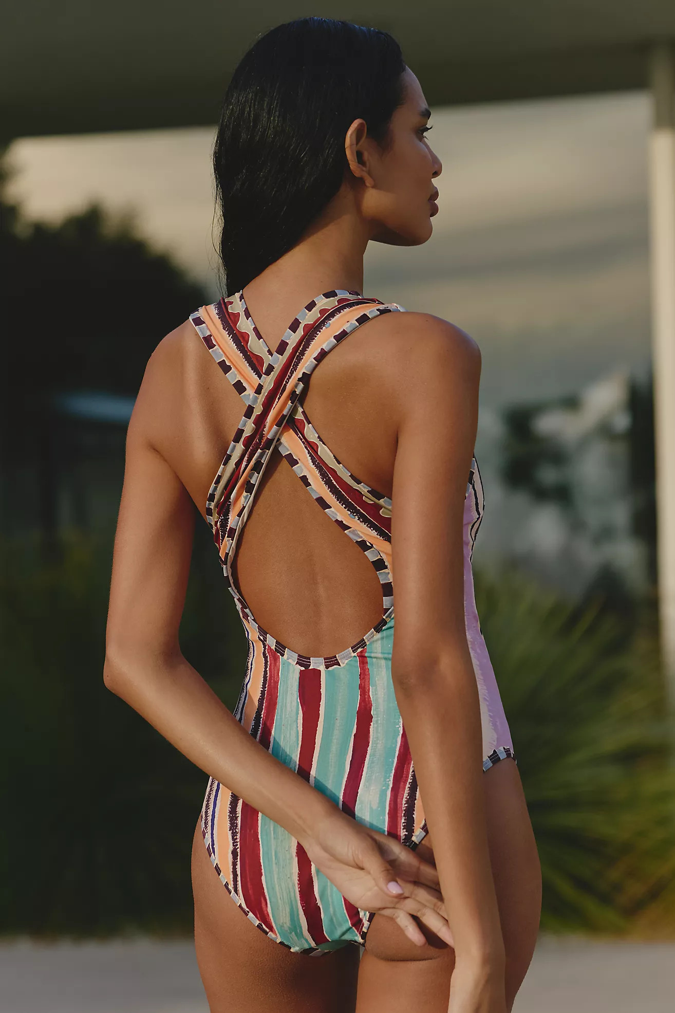 ALÉMAIS Michelle Scoop-Neck One-Piece Swimsuit | Anthropologie (US)