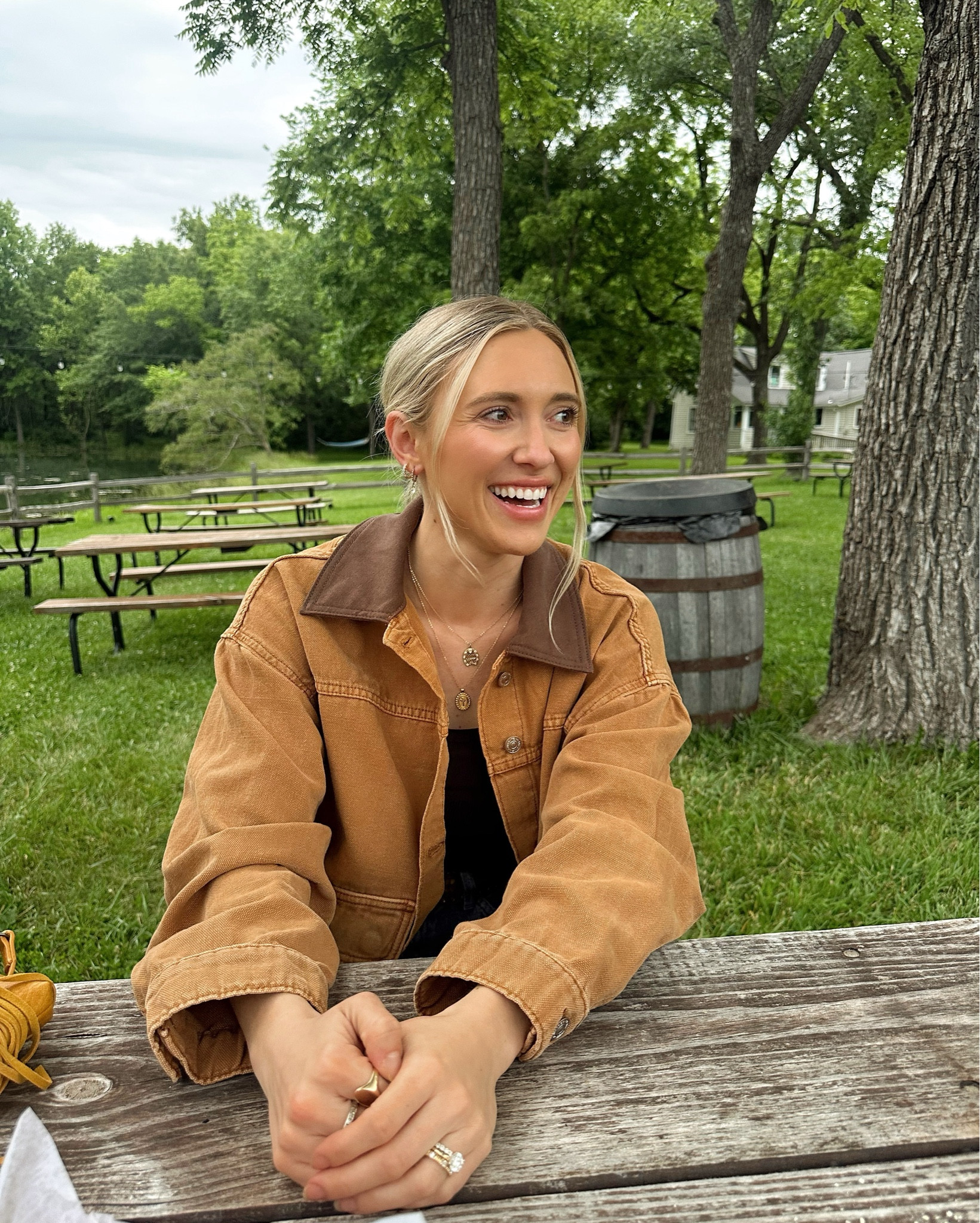 date night ootd — Western ootd, boho style 🐎✨
Living for these laid-back days in the perfect oversized barn jacket - relaxed, and effortlessly put together + comfy. Styled with gold jewelry. Outfit linked on my LTK 🤎

this jacket is a go-to for casual days out! #LTKWesternStyle
#BohoCowgirl
#WesternBoho
#RanchReady
#LTKFallLooks
#CowgirlAesthetic
#BohoBabe
#RusticStyle
#WesternWear
#EarthToneOutfit
nder100
#BohoLayering
#LaidBackStyle
#WesternChic

#WesternStyle
#BohoLayers
#LTKWestern
#NeutralOutfit
#LTKFallStyle
#CowgirlCasual
#MinimalBoho
#EarthTones
#WeekendLook
#EffortlessStyle
#LTKUnder100
#WesternInspired

#LTKU #LTKSummerEdit #LTKStyleTip