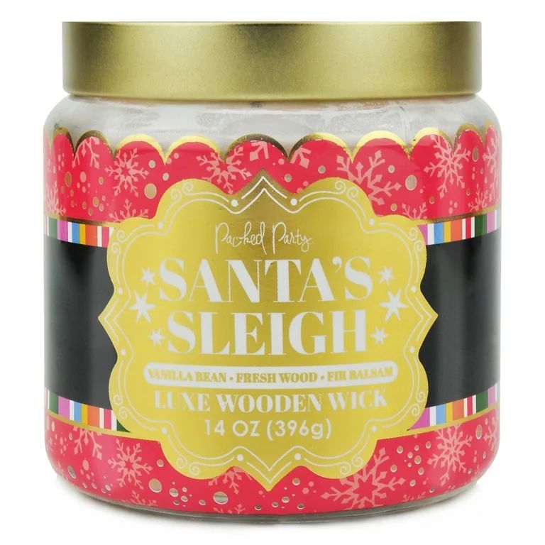 Packed Party Wrap 2 Wick Santa's Sleigh Candle, 14 Ounce | Walmart (US)