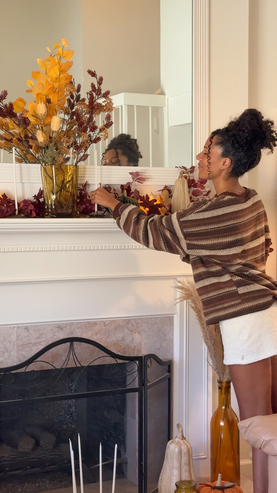 some easy to work with cute & cozy decor items to add a lil warmth to your home 🕯️🛋️🤎 

 #LTKSeasonal #LTKHome