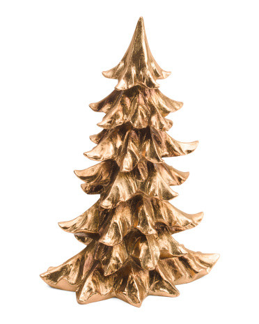 14.5in Glitter Tree Decor | Metal | Marshalls