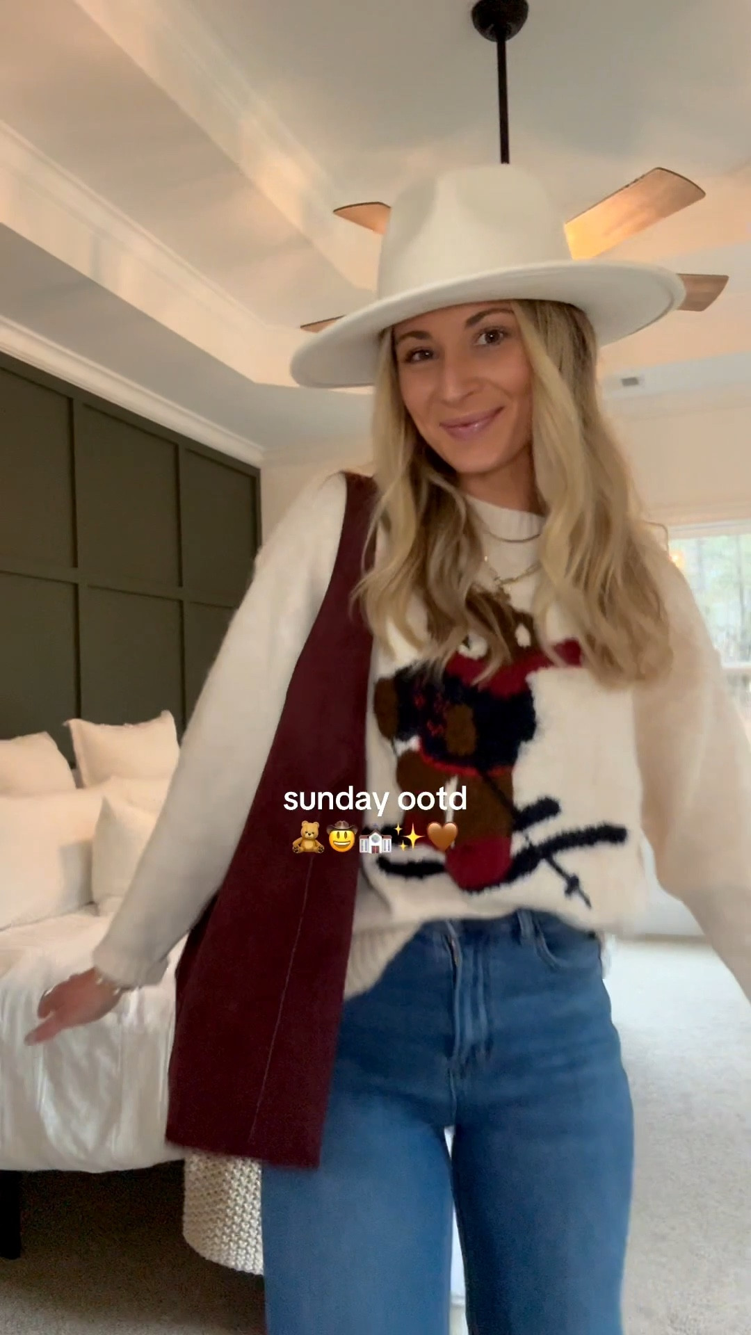 Sunday outfit 🧸🤠⛪️✨🤎

#fitchecks #OOTD #outfitinspo #fyp #imjustagirl 

#LTKU #LTKSeasonal #LTKootd