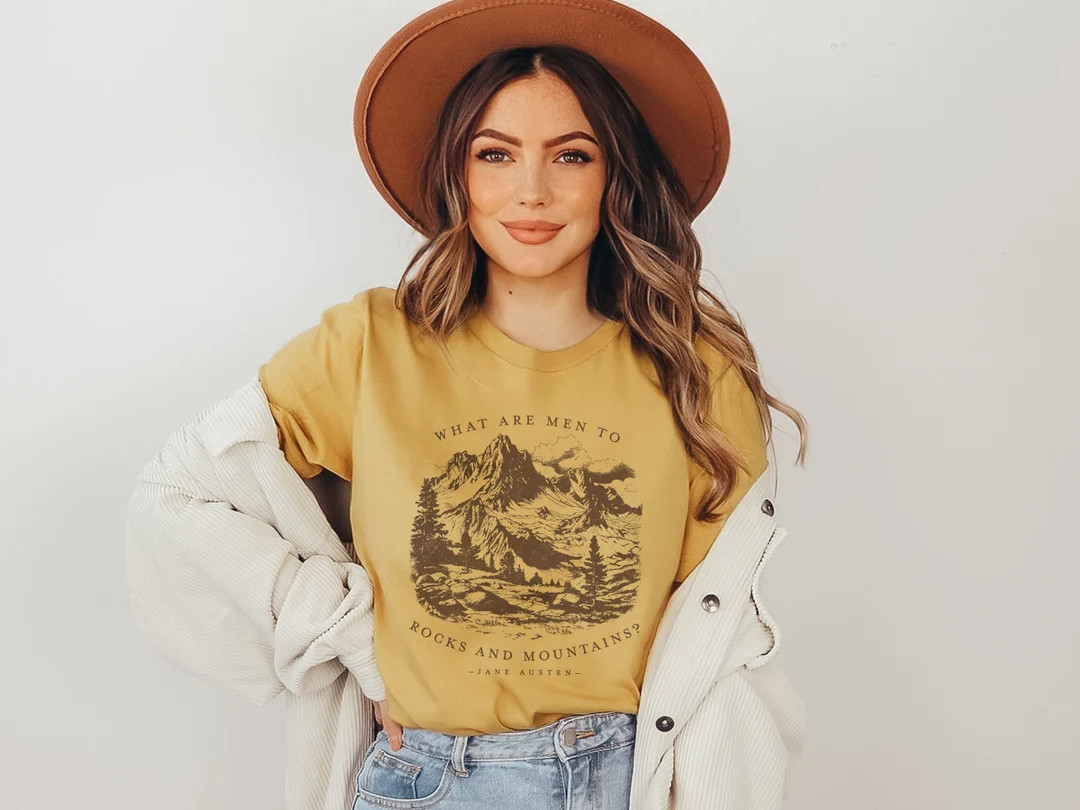 Pride and Prejudice Quote Shirt Jane Austen Bookish Gift Tshirt Book Lover Tee Light Academia Tea... | Etsy (US)