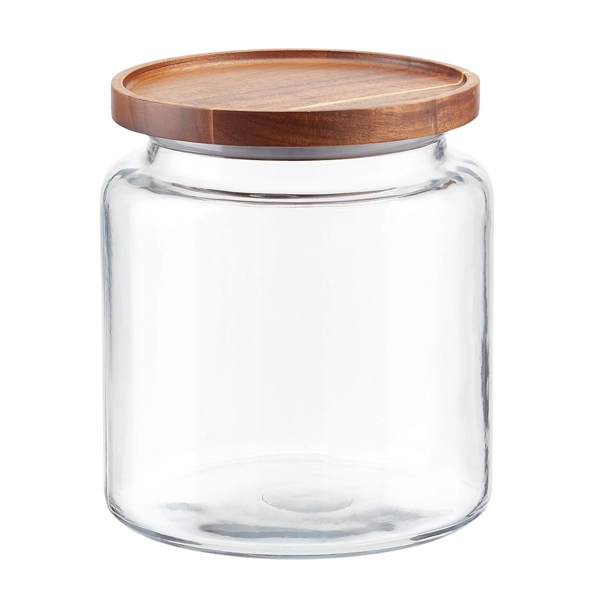 anchor 3 qt. Montana Jar Acacia Lid | The Container Store
