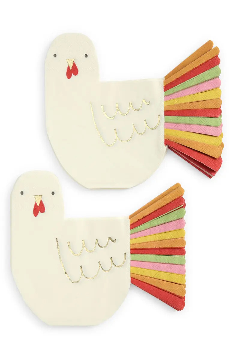 16-Pack Thanksgiving Turkey Paper Napkins | Nordstrom