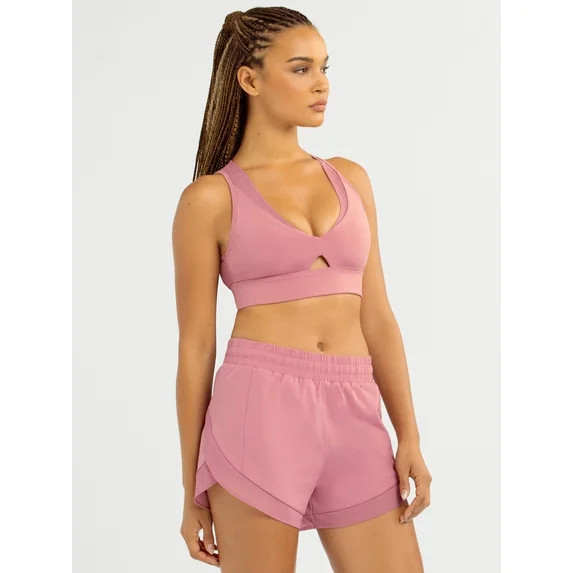 Jessica Simpson Women\u2019s Mesh Sport Bra, Sizes XS-XXL | Walmart (US)