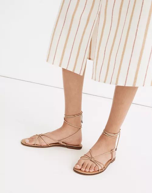 The Katya Lace-Up Sandal | Madewell