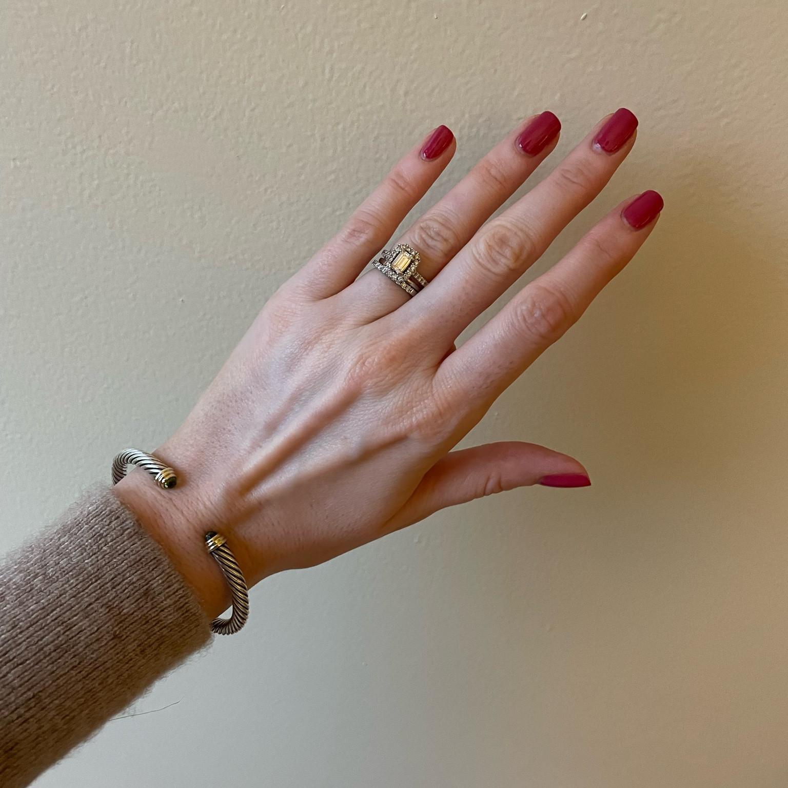 My new favorite fall nail shade - OPI Aurora Berry-alis! The perfect creamy mauve rose shade. 

Also linking my $50 cashmere sweater and David Yurman cuff bracelet! 

#LTKFindsUnder50 #LTKStyleTip #LTKSeasonal