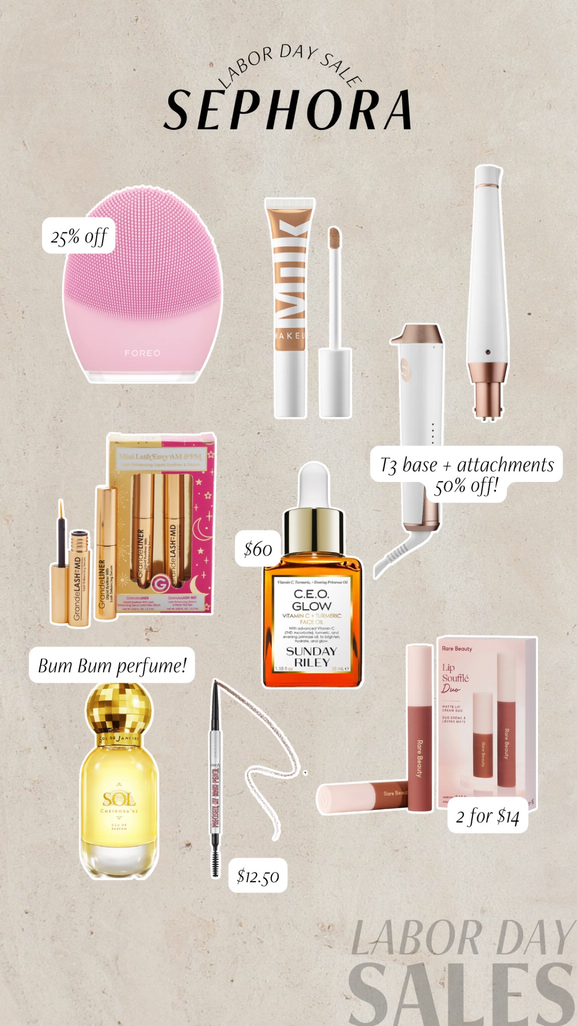 Sephora Labor Day sale! Up to 50% off lots of items 

#LTKbeauty #LTKSeasonal #LTKsalealert