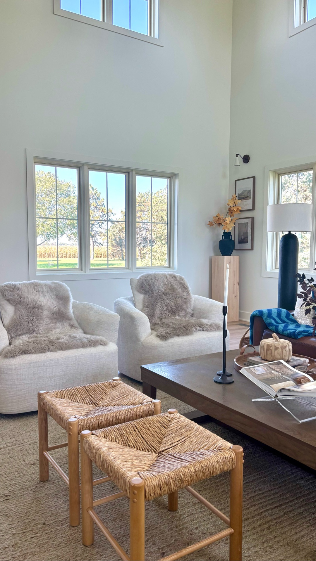 I can’t decide where to put these sheep skin pelts.  They can be used in so many places!  The Overland Sheepskin quality is so good.

#LTKHome