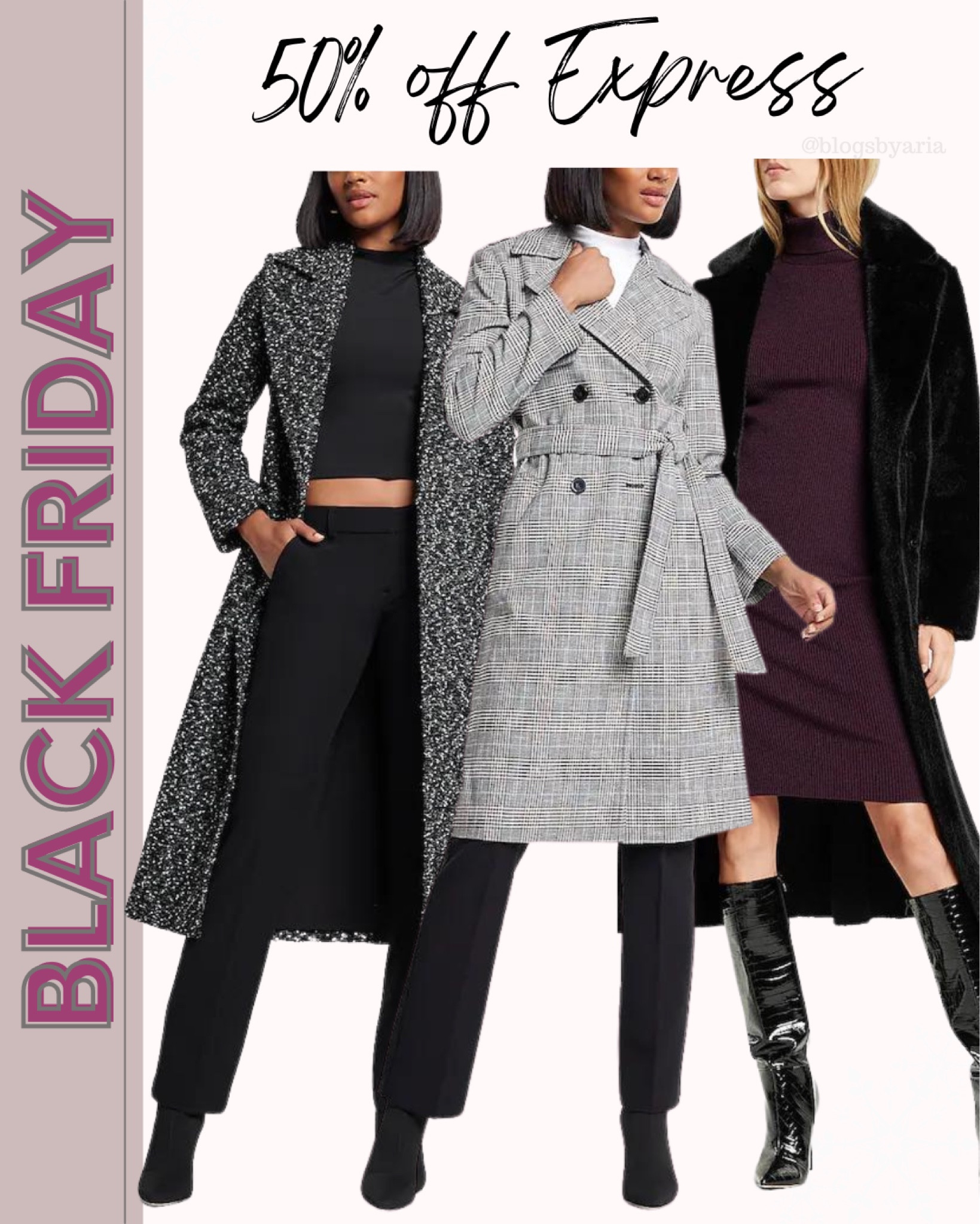 Express coats on sale for Black Friday at 50% off! Now is the time to grab the perfect gift for the girl who needs a fabulous coat or for yourself! #wintercoat  #blackfriday #trenchcoat #furcoat #ltkstyletip #ltksalealert #woolcoat #tweedcoat 

#LTKSeasonal #LTKCyberweek #LTKGiftGuide