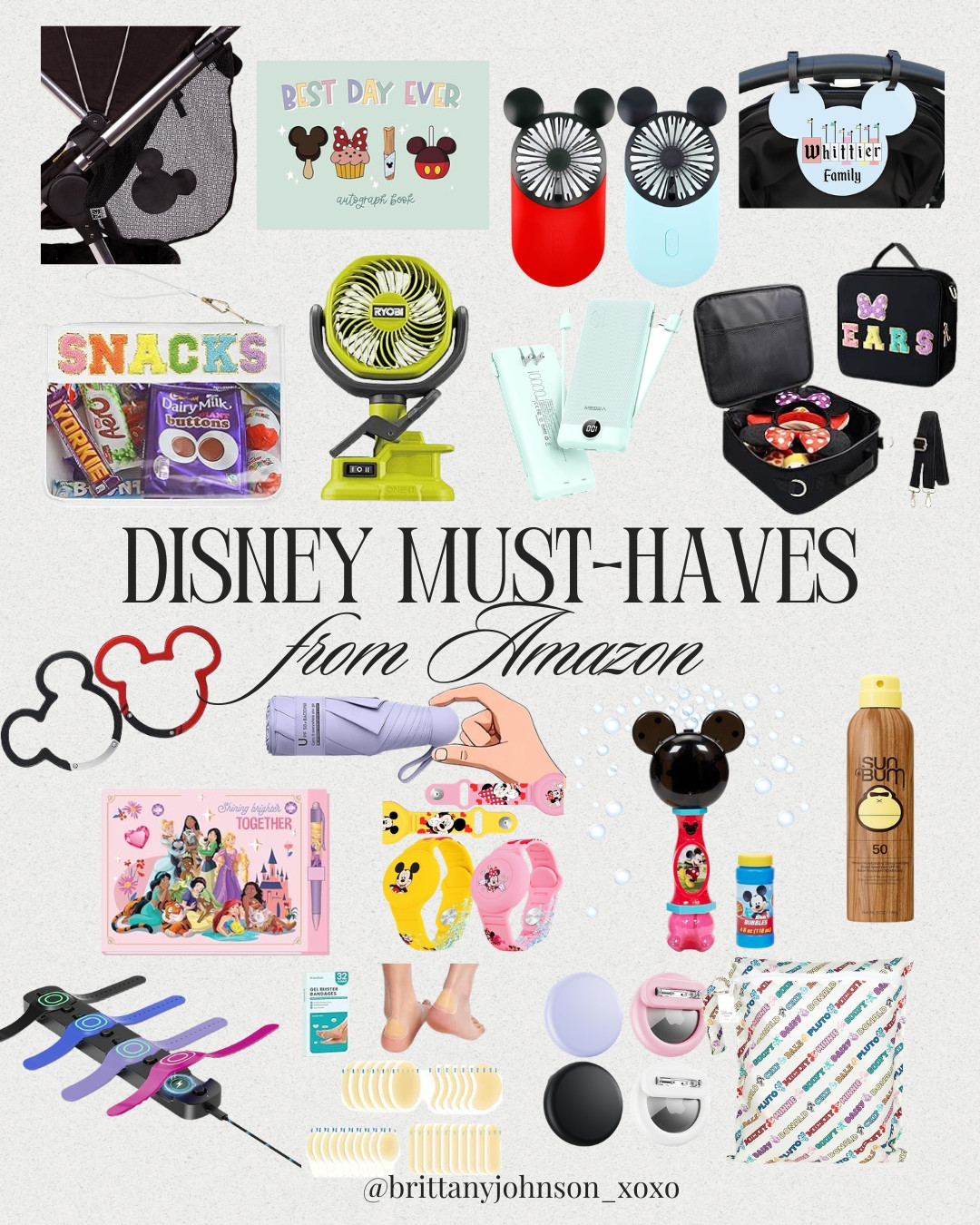 These Amazon must-haves make park days SO much easier — from stroller fans + power banks to bubble wands, autograph books, snack bags, and all the extras you’ll be glad you packed! 🏰✨ 

 #LTKSeasonal #LTKTravel #LTKKids