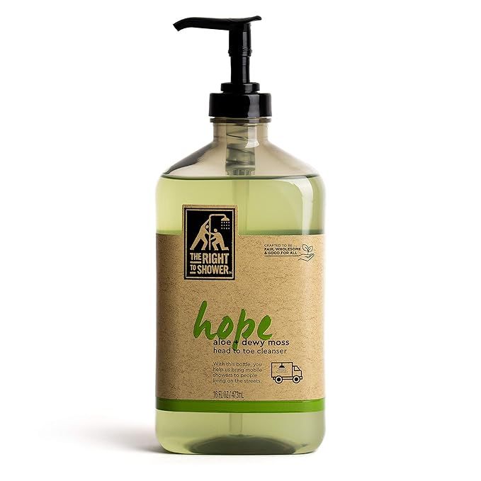 The Right To Shower Sulfate Free Body Wash, Hope, 16 Ounce | Amazon (US)