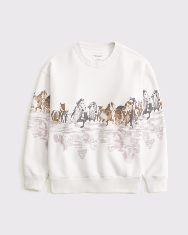 Horses Vintage Sunday Crew | Abercrombie & Fitch (US)