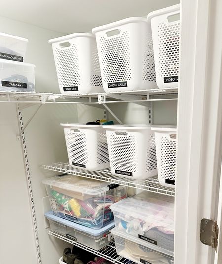 Multipurpose closet organization to perfection with the right products to maximize the space 



#LTKfamily #LTKhome #LTKfindsunder50