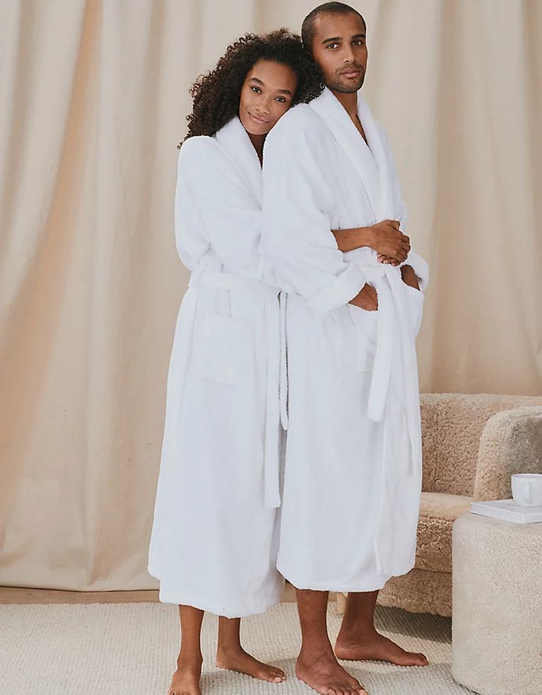 Unisex Cotton Classic Robe | The White Company (UK)