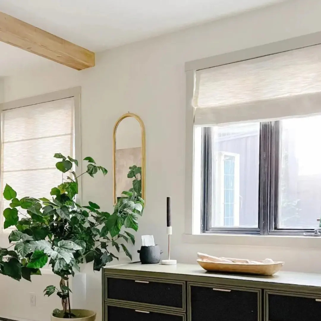 Cloe Cotton Blend Cordless Roman Shade | TWOPAGES