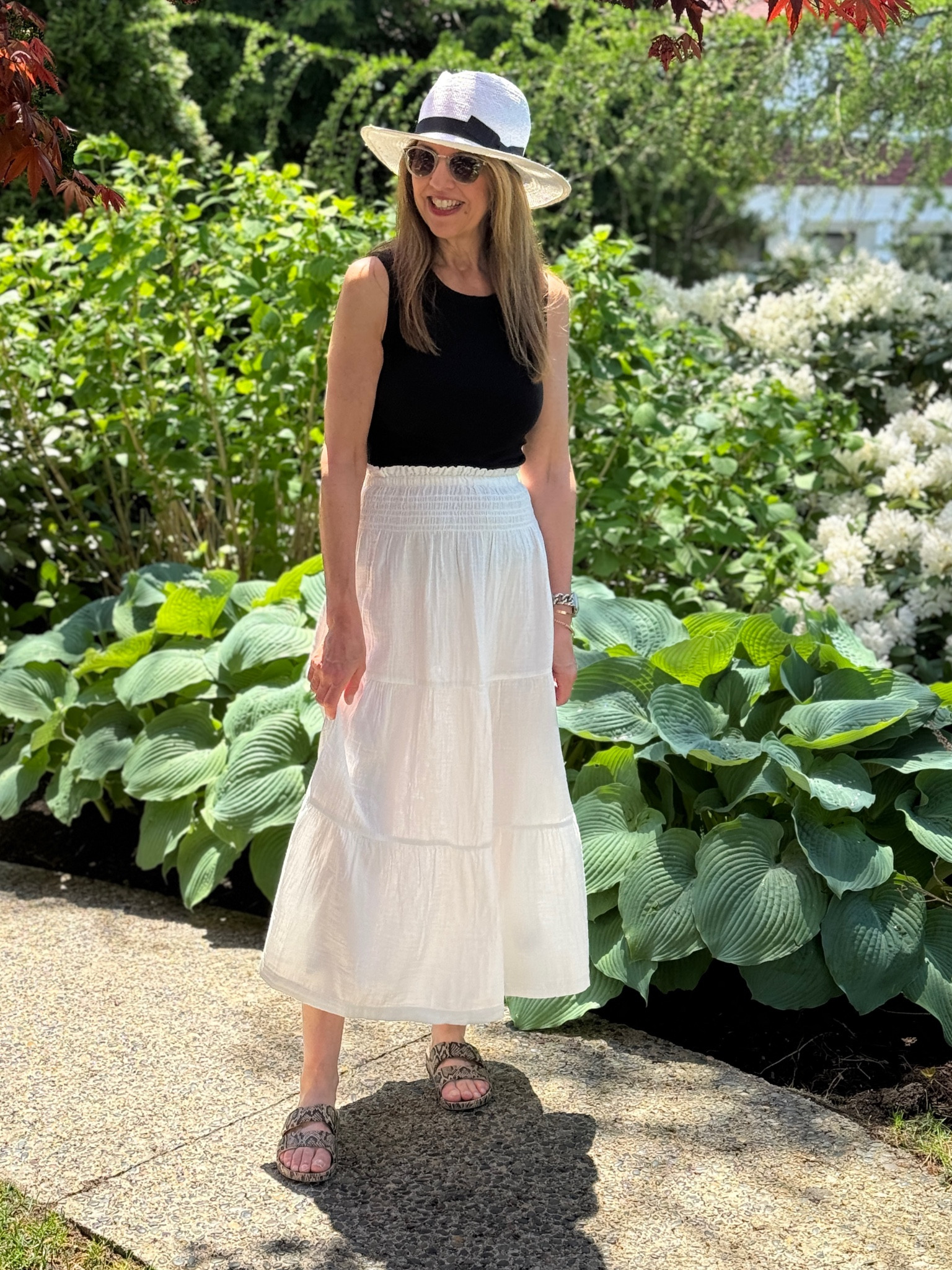 Sometimes the simplest outfits work just fine! I’ve been wearing this gauze skirt on repeat  

#LTKSaleAlert #LTKFindsUnder100 #LTKSeasonal