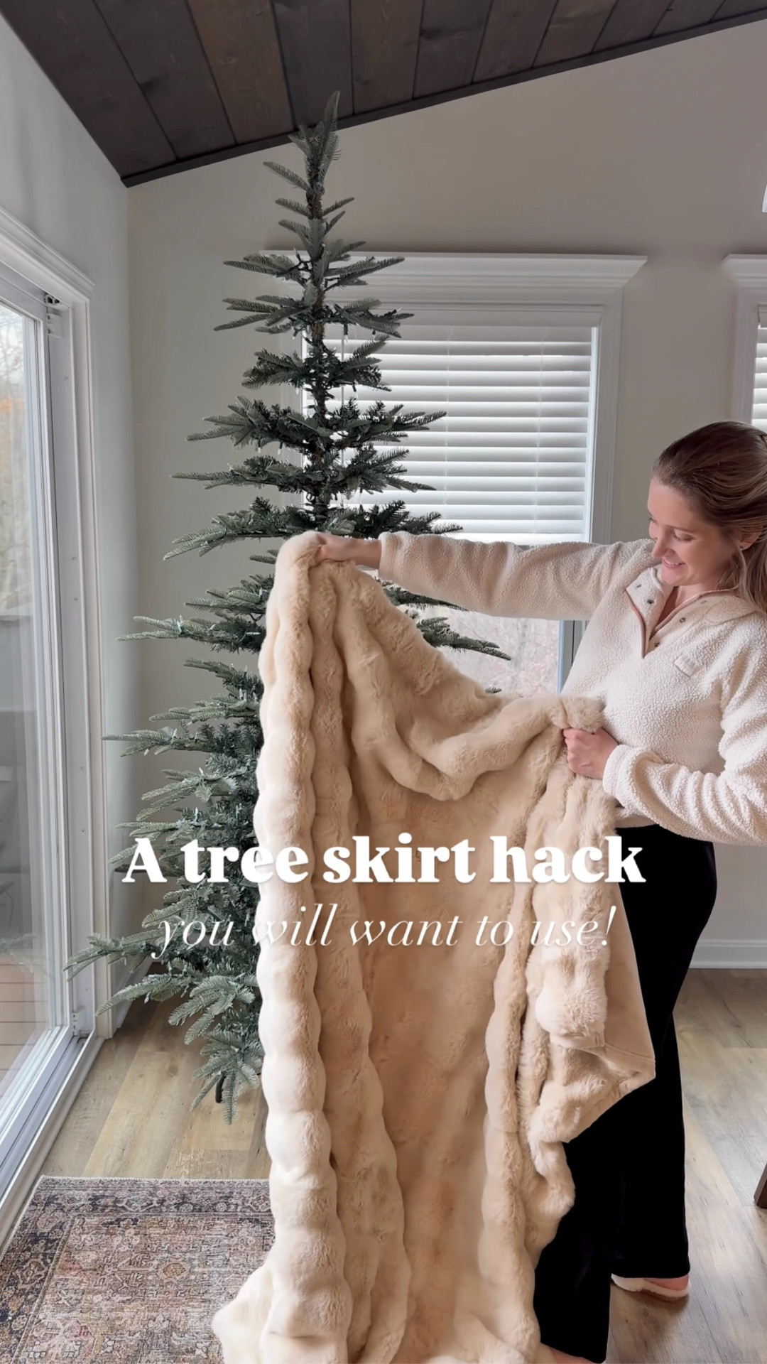 My favorite tree skirt hack! 
This throw blanket is from amazon but I linked a few others I loved as well!

You can use it all year!

#LTKHoliday #LTKSeasonal #LTKHome