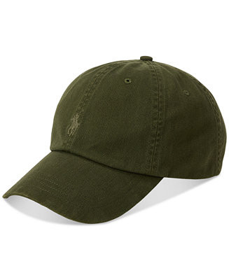 Polo Ralph Lauren Men's Garment-Dyed Twill Ball Cap - Macy's | Macy's