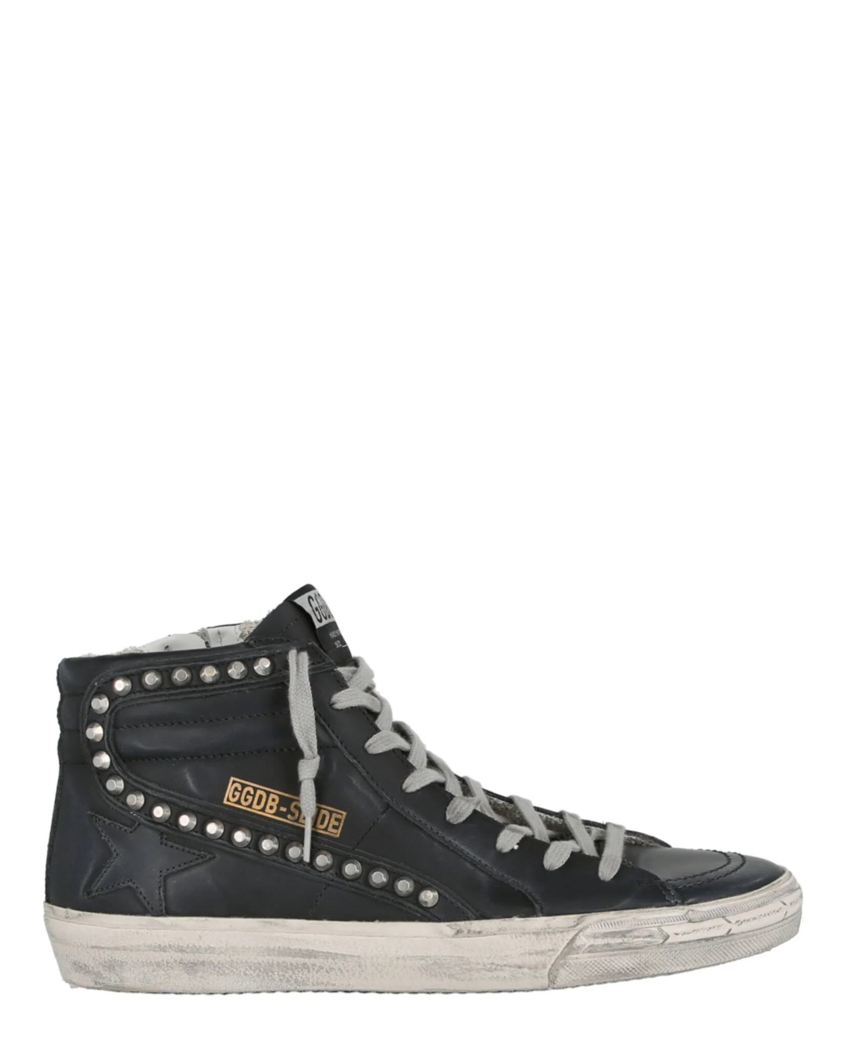 Studded High-Top Slide Sneakers | Shop Simon