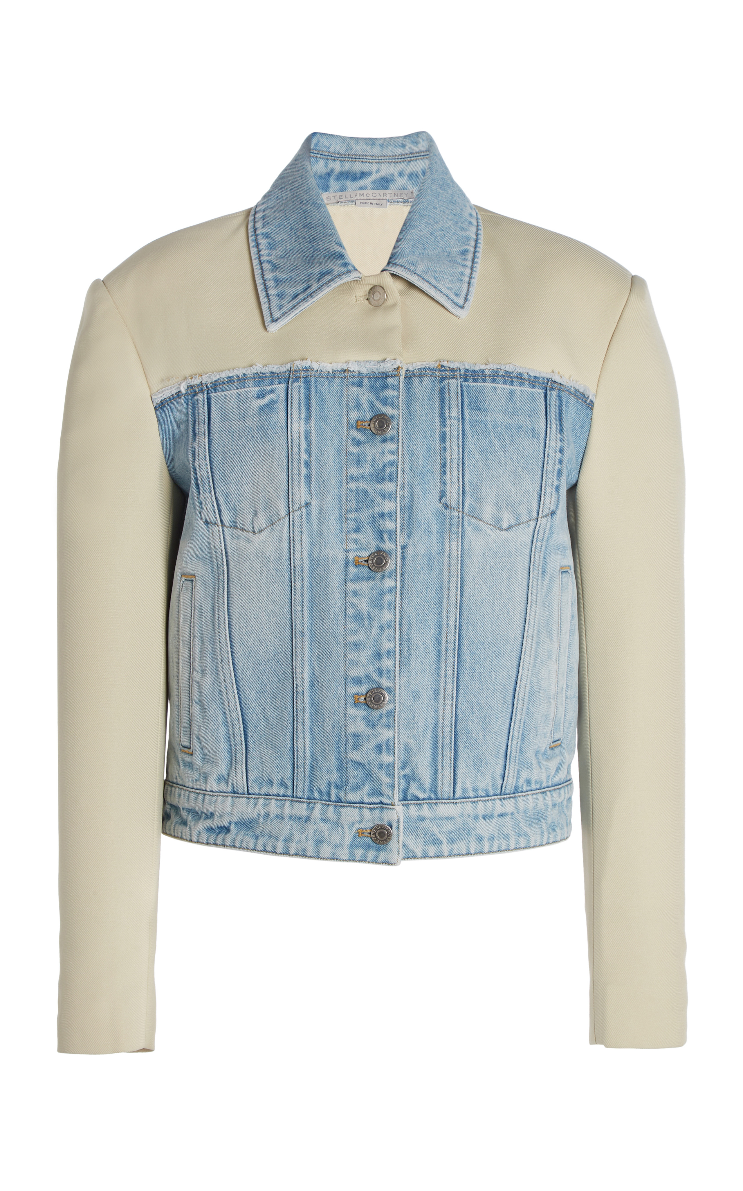 Paneled Denim and Twill Jacket | Moda Operandi (Global)