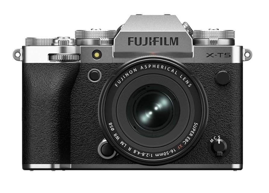 Fujifilm X-T5 Mirrorless Digital Camera XF16-50mmF2.8-4.8 R LM WR Lens Kit - Silver | Amazon (US)