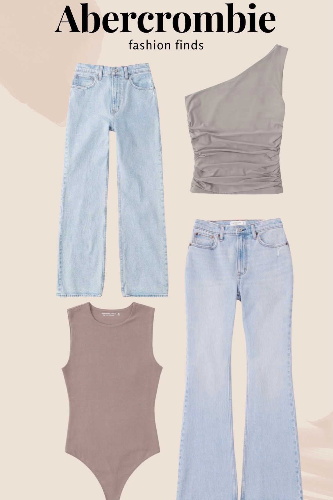 Abercrombie what’s in my cart! Abercrombie jeans are always such great quality! And their bodysuits are always so buttery soft! 10/10 recommend! 


#abercrombie 
#jeans
#bodysuit
#midsize
#plussize


#LTKcurves #LTKstyletip #LTKsalealert