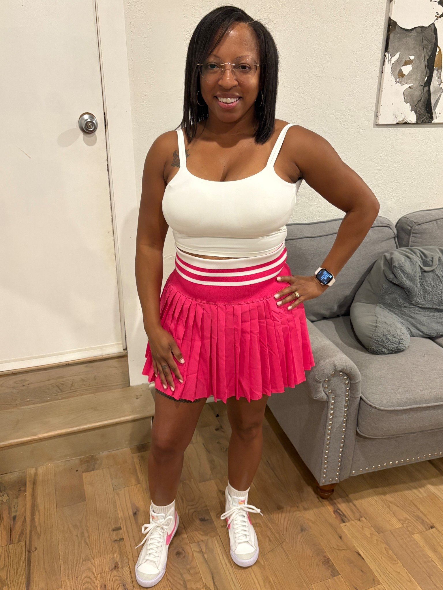 Tennis skirt and tank

#LTKStyleTip #LTKActive