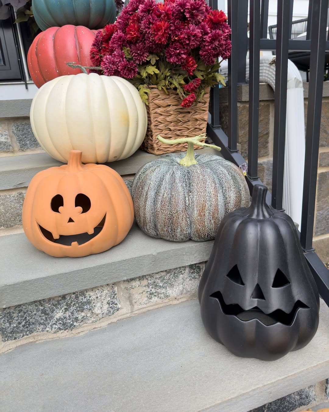 Porch jack o lanterns

Halloween porch decor Spooky outdoor decorations Affordable fall entryway styling Haunted front door accents Trendy seasonal porch ideas Pumpkin themed home accessories Festive autumn welcome mats Creepy decorative yard displays Chic black and orange accents Budget friendly holiday finds

#LTKSeasonal #LTKHome #LTKSaleAlert